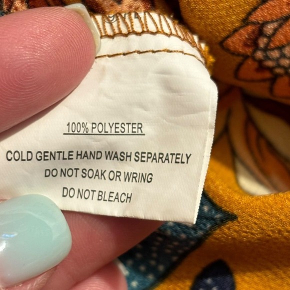 Petal & Pup Orange Floral Maxi Dress - Picture 7 of 7